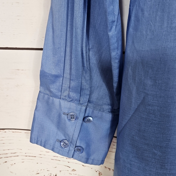 Staud | Chamomile Blue Shirt NWT - Picture 5 of 7